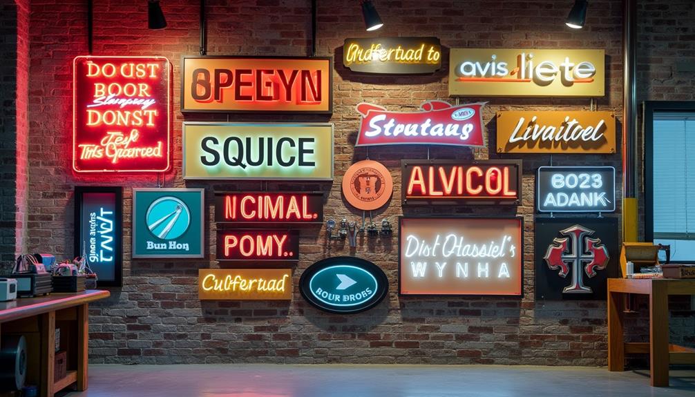 custom sign types