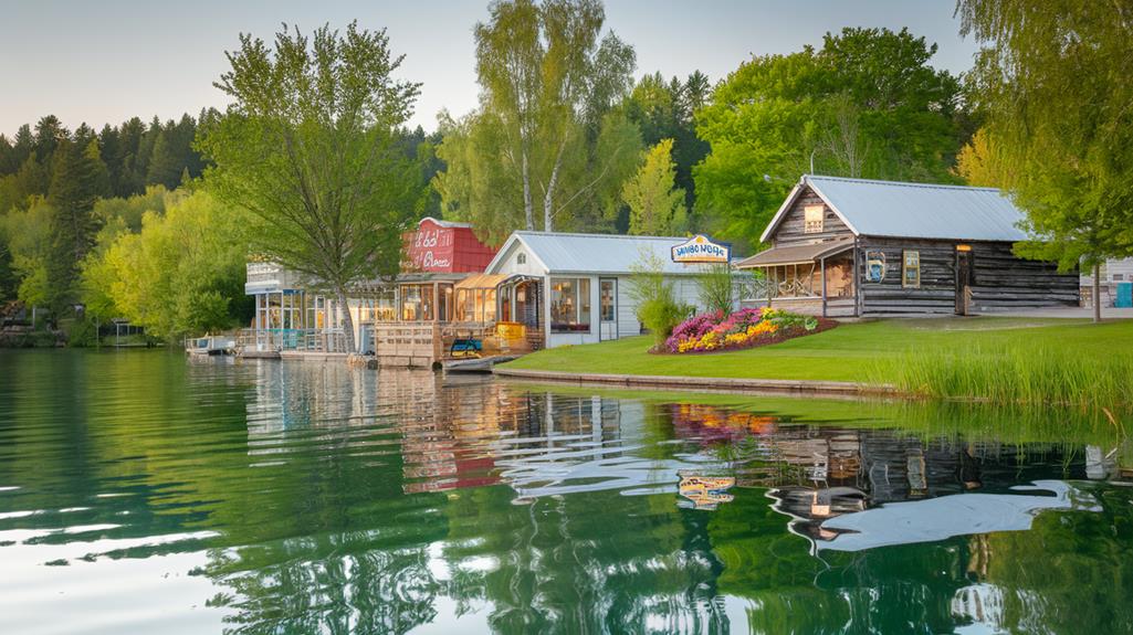 peaceful lakeside community in minnesota