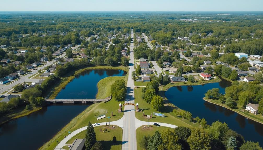 serene suburban community near minneapolis