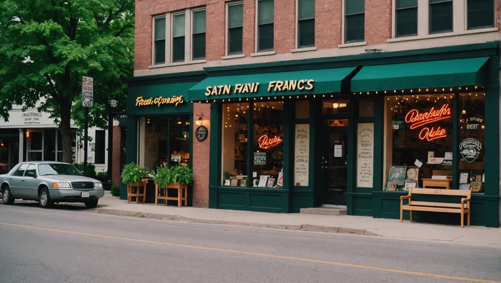 signage for saint francis businesses