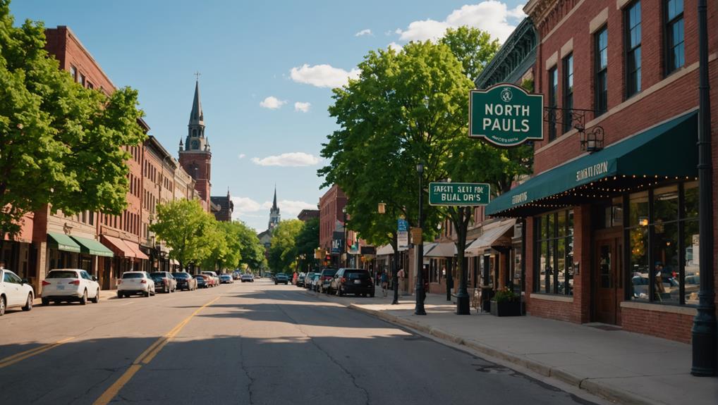 suburban city near saint paul