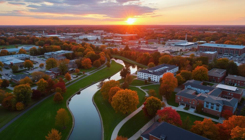 suburban community near twin cities