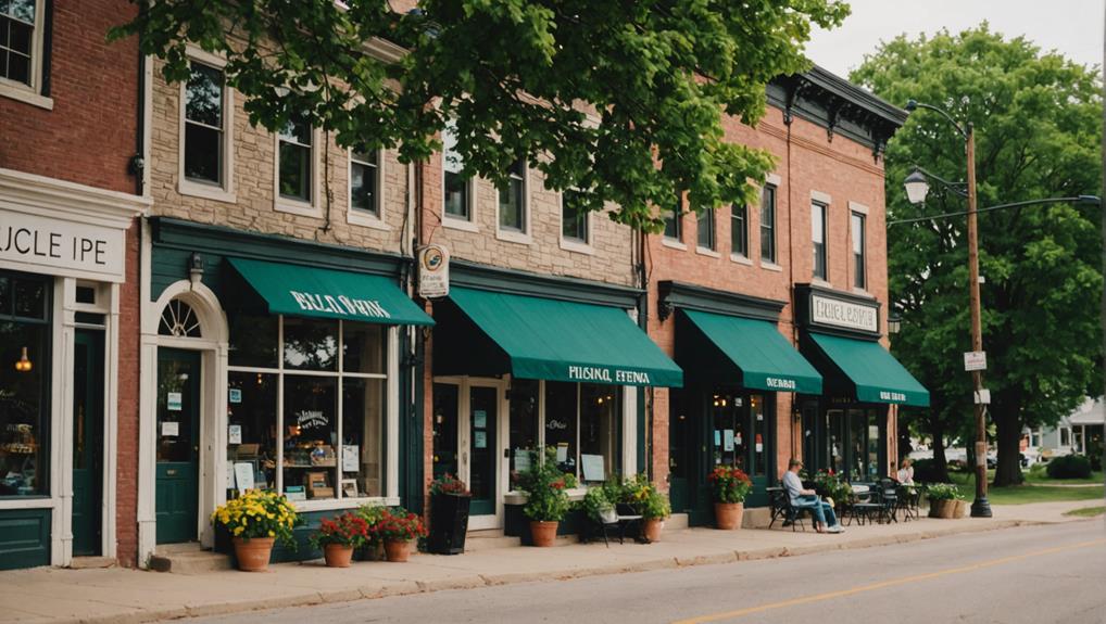 vibrant lakeside community in minnesota